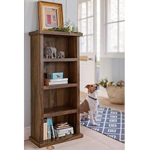 Book Racks For Home Bookcase Storage (Natural Finish)